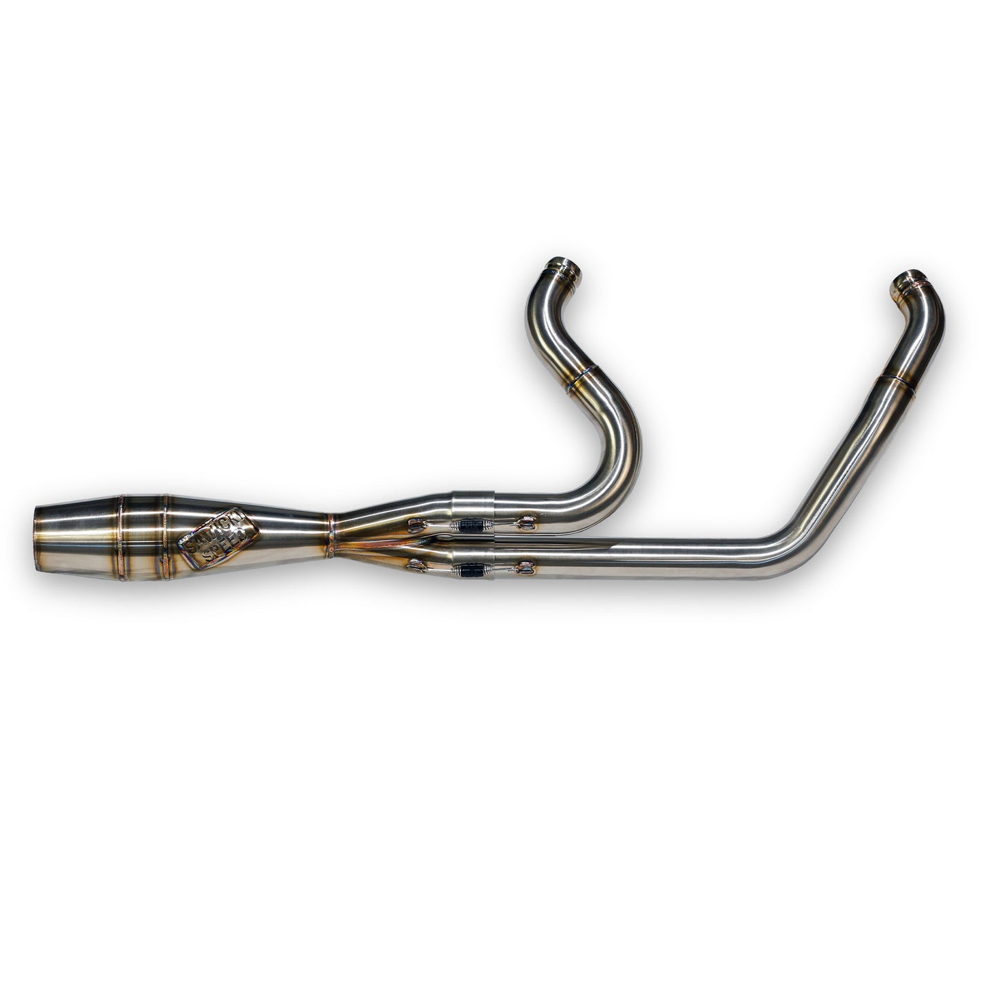 SAWICKI - INTMDTR M8 SOFTAIL SHORTY CANN BRUSHED SS - 930-02621