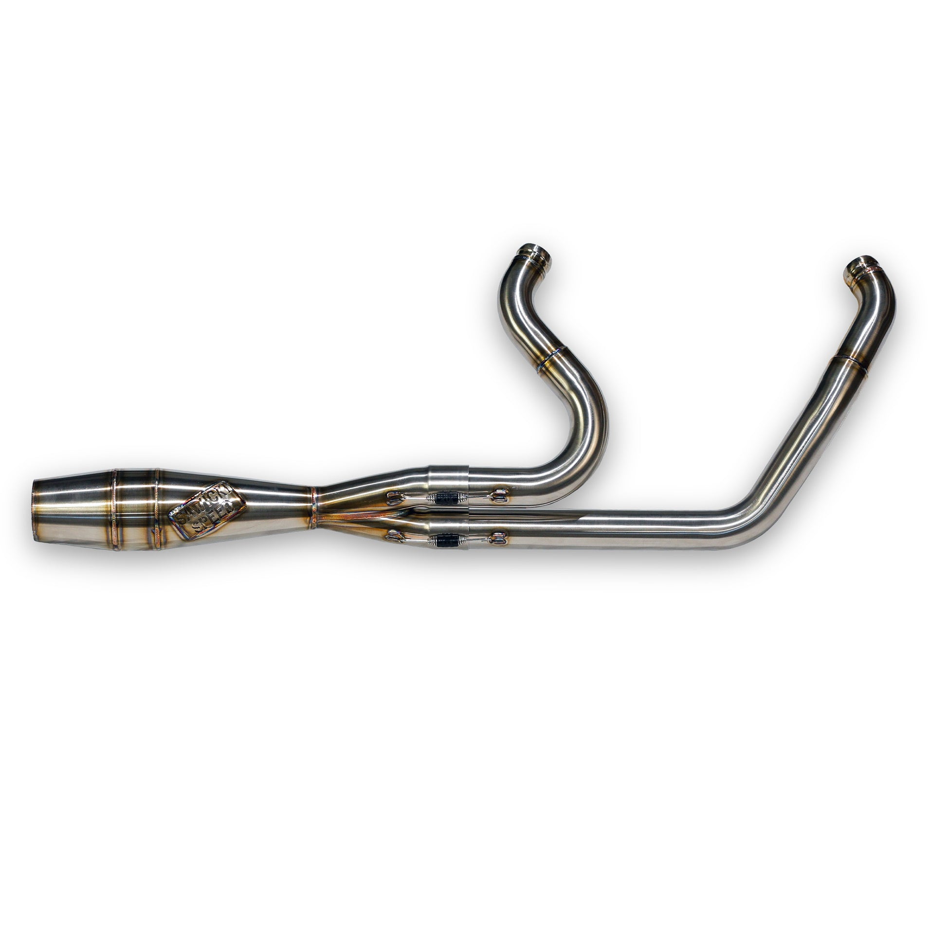 SAWICKI - INTMDTR M8 SOFTAIL SHORTY CANN BRUSHED SS - 930-02621
