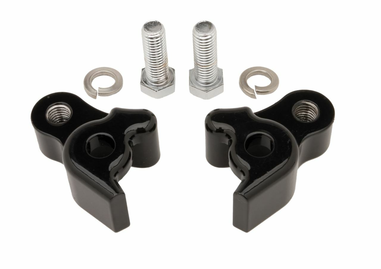 BURLY BRAND - REAR LOWERING BLOCKS BLK FLT 09-16 - B28-42008