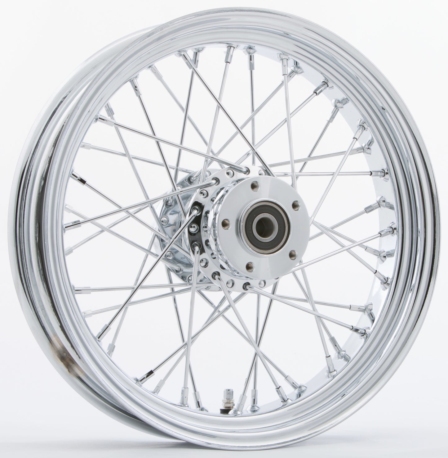 HARDDRIVE - FR 40-SPK DD CHROME 16X3.5 FLT-HUB 1" AXL 00 LTR - 051-02432