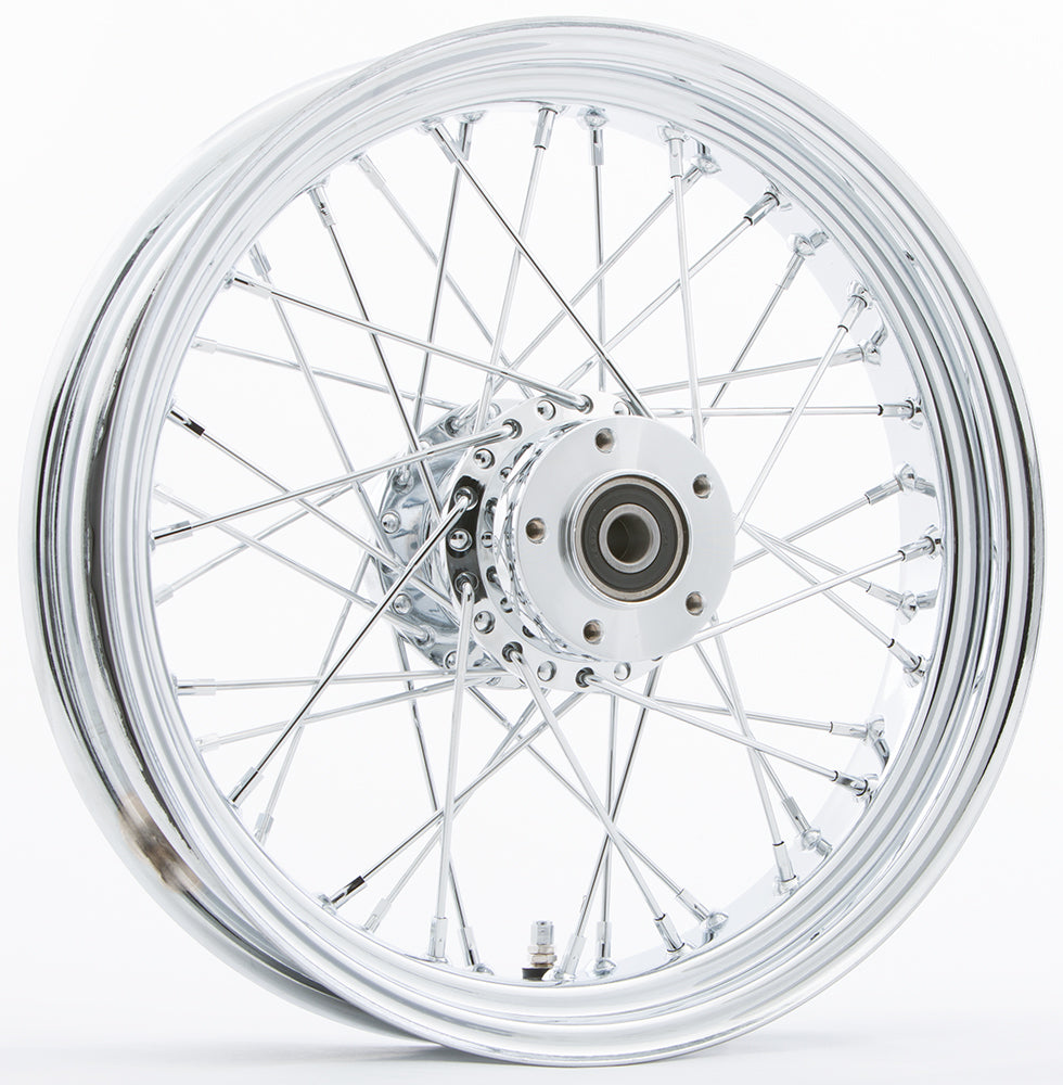 HARDDRIVE - RR 40-SPK CHROME 18X3.5 BT/XL-HUB 3/4" AXL PRE 99 - 051-0446