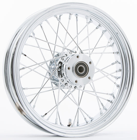 HARDDRIVE - RR 40-SPK CHROME 18X3.5 BT/XL-HUB 1" AXL 00 LTR - 051-0448