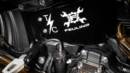 Feuling Vented Dipstick Black 3088 for Harley M8 Touring & Trike