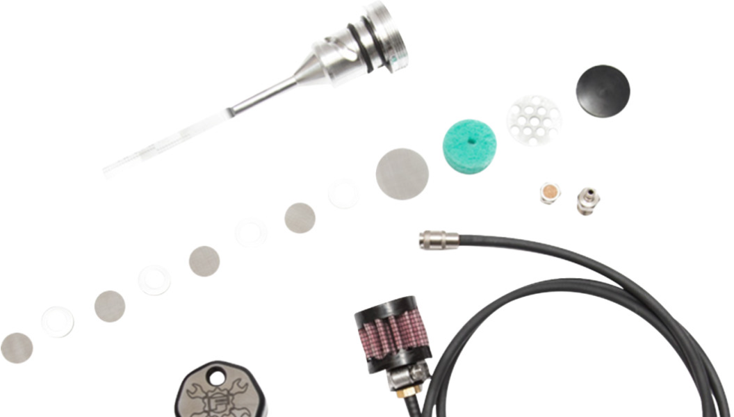 Feuling Vented Dipstick Black 3088 for Harley M8 Touring & Trike