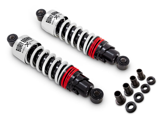 BURLY BRAND - SLAMMER PLUS SHOCKS 11.5" CHROME XL 88-03 - B28-1205