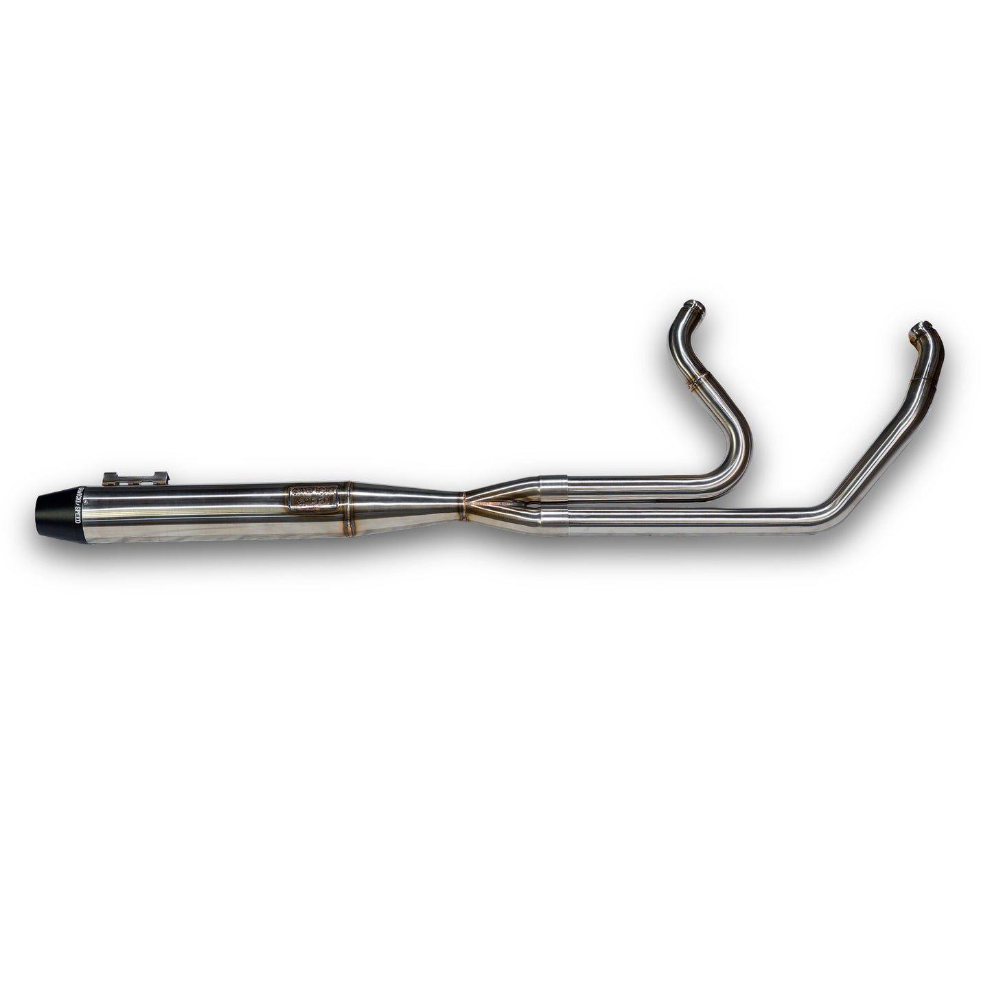 SAWICKI - INTMDTR M8 FLT FULL BRUSHED SS W/BLACK END CAP - 930-02608