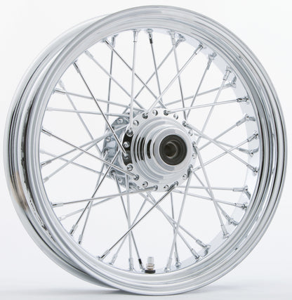 HARDDRIVE - FR 40-SPK SD CHROME 16X3.5 FLST-HUB 3/4" AXL PRE 99 - 051-02411