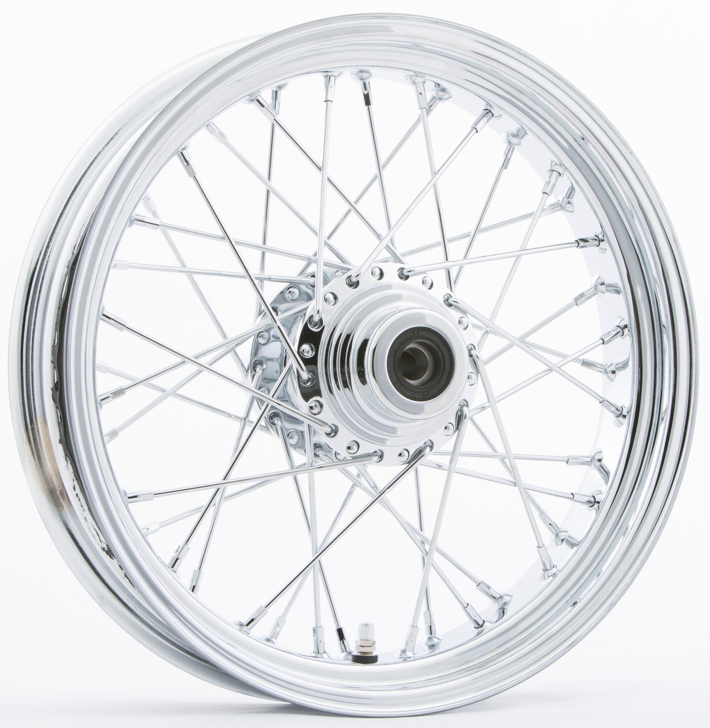 HARDDRIVE - FR 40-SPK SD CHROME 16X3.5 FLST-HUB 3/4" AXL PRE 99 - 051-02411