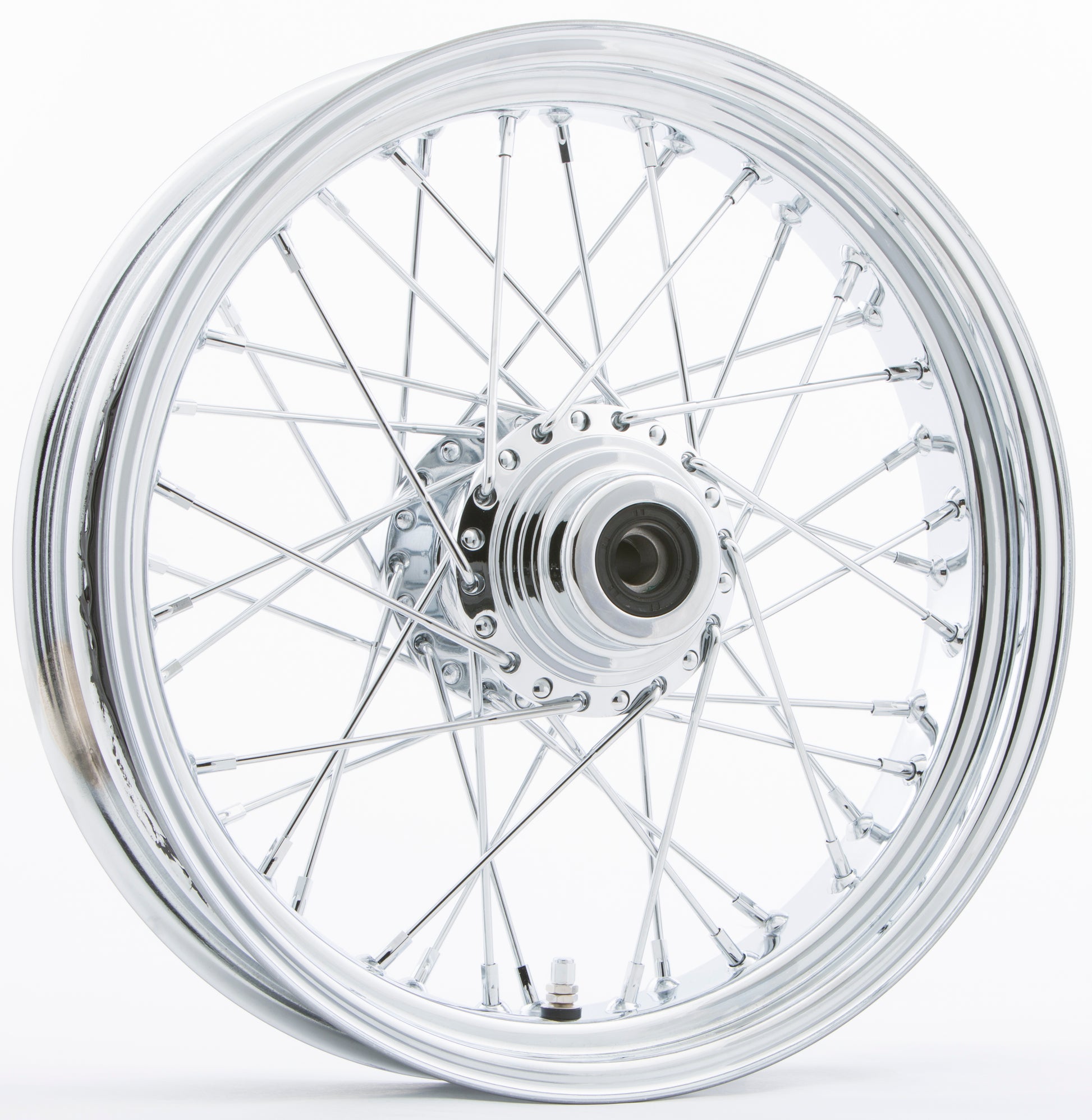 HARDDRIVE - FR 40-SPK SD CHROME 16X3.5 FLST-HUB 3/4" AXL PRE 99 - 051-02411