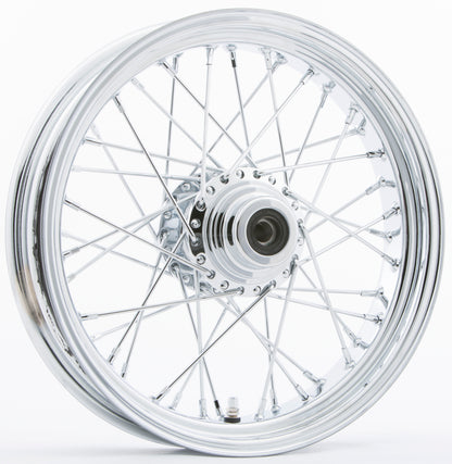 HARDDRIVE - FR 40-SPK SD CHROME 16X3.5 FLST-HUB 3/4" AXL PRE 99 - 051-02411