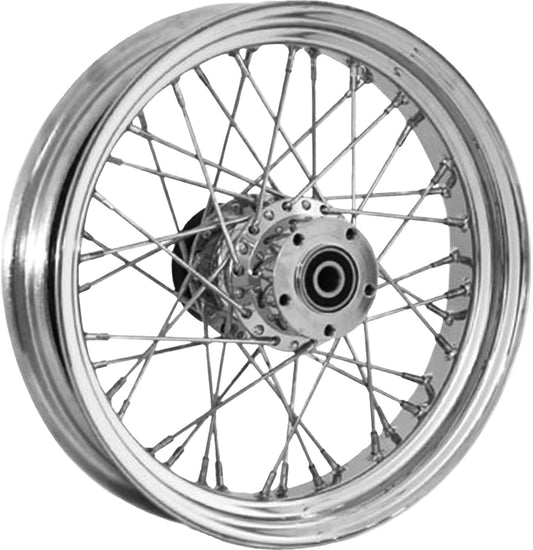 HARDDRIVE - RR 40-SPK CHROME 16X3.5 BT/XL-HUB 1" AXL 00 LTR - 051-0248