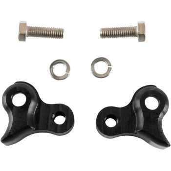 BURLY BRAND - REAR LOWERING BLOCKS BLK FLT 02-08 - B28-42007