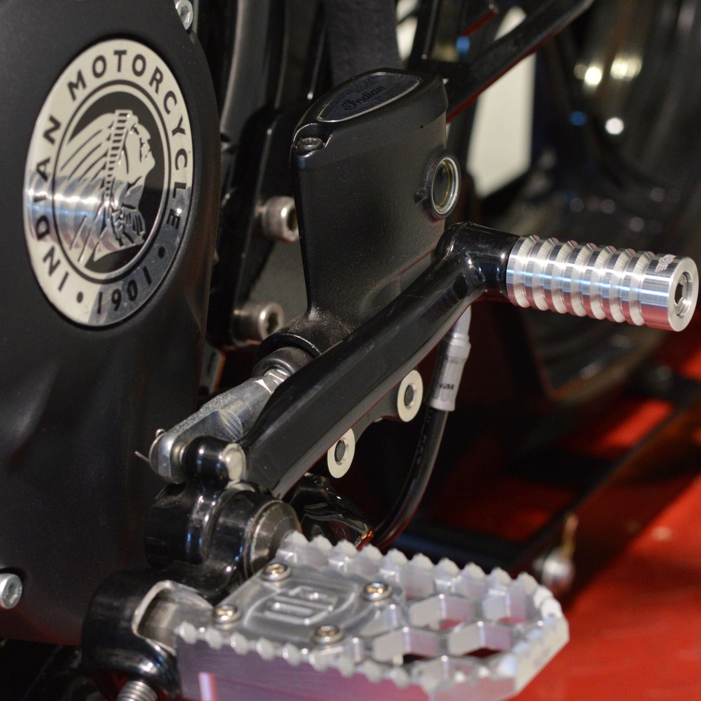 Indian Motorcycle Foot Peg Brake Pedal