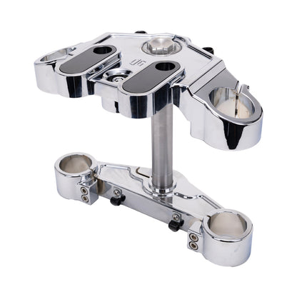 Chrome Harley Davidson 2014-Up Touring Drop 1" Triple Trees kit