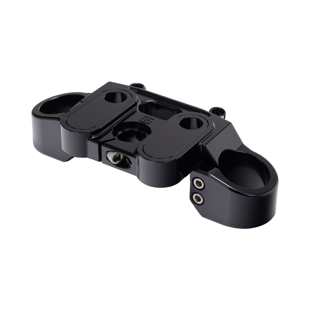 Black OG 2018-Up Softail 49mm Drop 1 inch Top Triple Tree