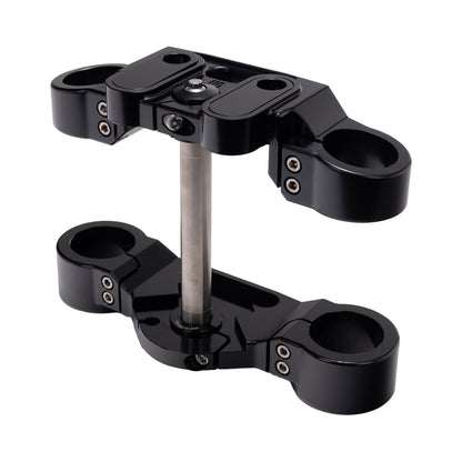 Black 2020-Up Softail Lowrider S & ST Drop 1" Triple Trees kit
