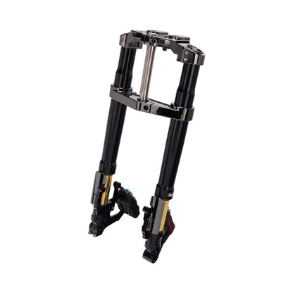 OG Black Chrome 2024-Up Touring Inverted Front End Complete kit Drop 1"