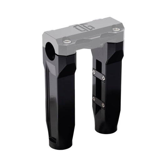 Black OG 6.5 inch Straight Riser Legs