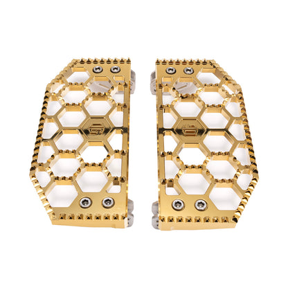 Gold Plating Floorboards for Harley Davidson Touring Model