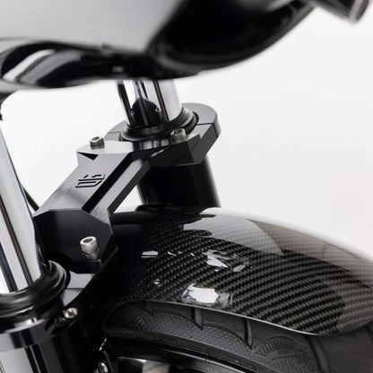 OG Bagger Shorty Carbon Fiber Fender 3K Twill Fiber on a 2020 Road Glide
