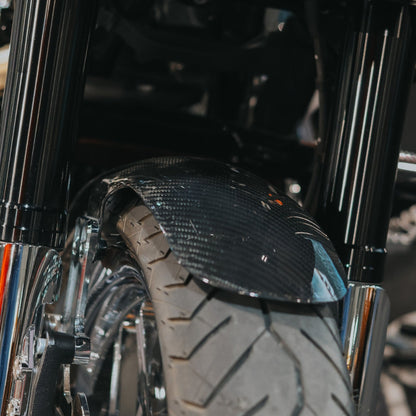 OG Bagger Shorty Carbon Fiber Fender Kit - 2024 to present models Installed on a 2024 Road Glide FLTR