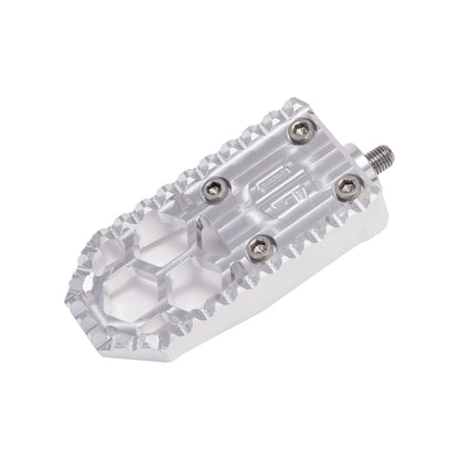Aluminum Finish Harley Davidson Touring Bagger Mini Brake Pedal Gripper kit for Adjustable Brake Arm