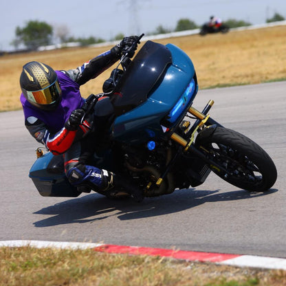 OG Black Highway Peg Crash Bar for 2009-2023 Harley-Davidson Bagger installed on a 2020 Road Glide FLTRX
