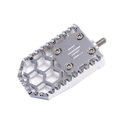 Chrome Harley Davidson and Indian Touring Bagger Brake Pedal Gripper kit for Adjustable Brake Arm