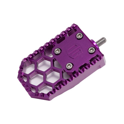 Purple Harley Davidson and Indian Touring Bagger Brake Pedal Gripper kit for Adjustable Brake Arm