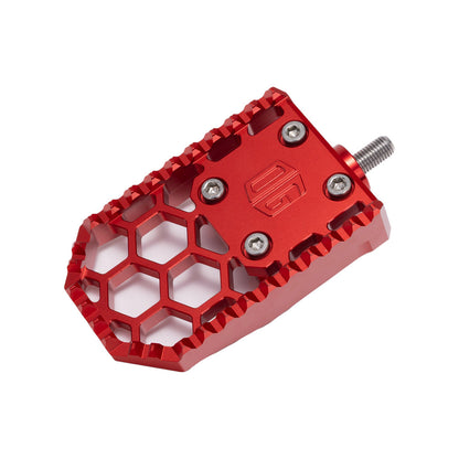 Red Harley Davidson and Indian Touring Bagger Brake Pedal Gripper kit for Adjustable Brake Arm