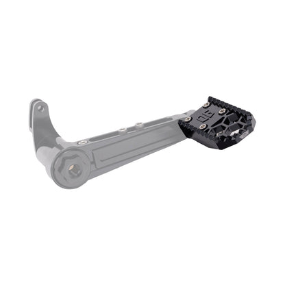 Black Harley Davidson Touring Bagger Mini Brake Pedal Gripper kit for Adjustable Brake Arm