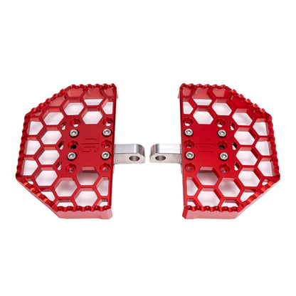 Original Garage Moto Red Mini Floorboards for Harley-Davidson
