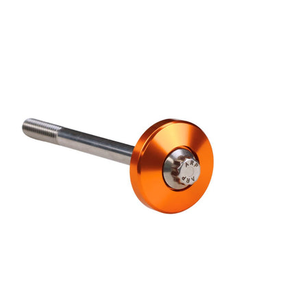 Orange M8 Softail Billet Fork Stem Cap