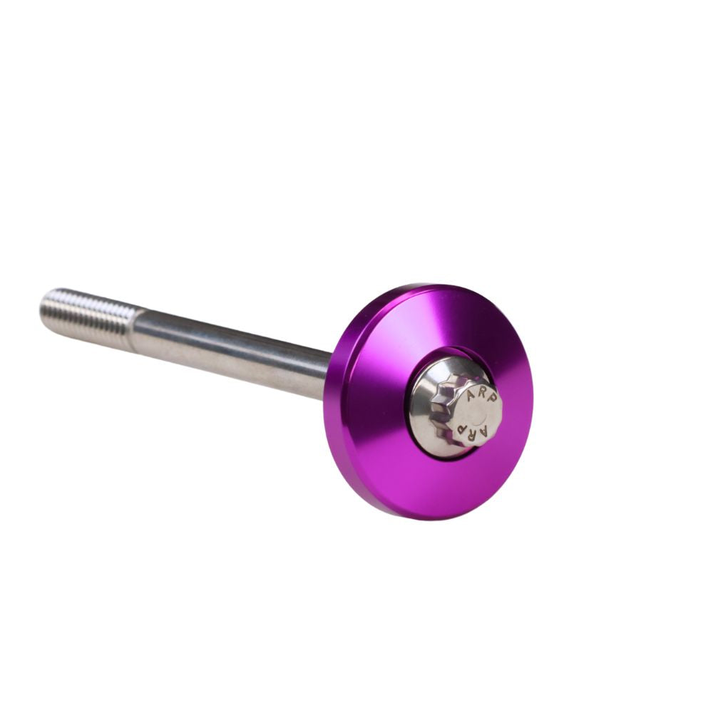 Purple M8 Softail Billet Fork Stem Cap