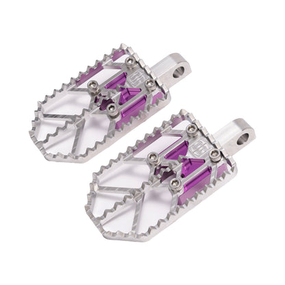Raw on Purple Motocross Style Harley Davidson Foot Peg OG Moto X Foot Pegs