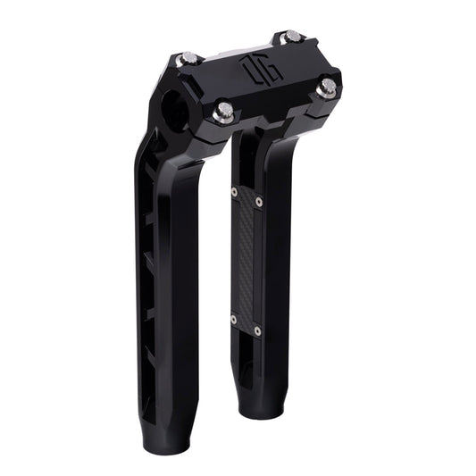 OG Black Performance 10.5 inch Pull Back Riser Legs Standard Top Clamp Black