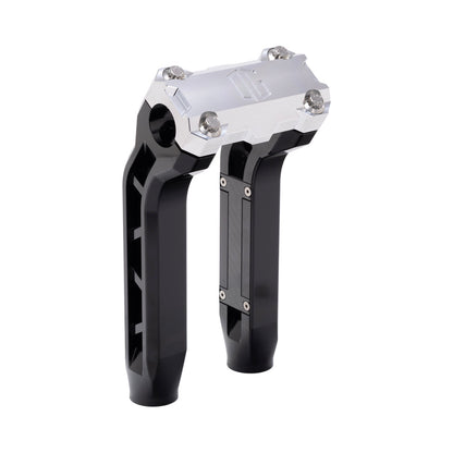 OG Black Performance 8.5 inch Pull Back Riser Legs with Aluminum Performance Top Clamp
