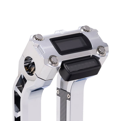 OG Aluminum Performance Digital Gauge Top Clamp on OG Chrome Performance Riser Legs