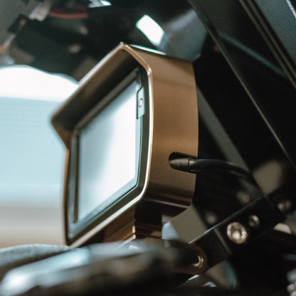 OG Power Vison Mount cable rail mounted installed on a 2023 Softail Low Rider ST FXLRST