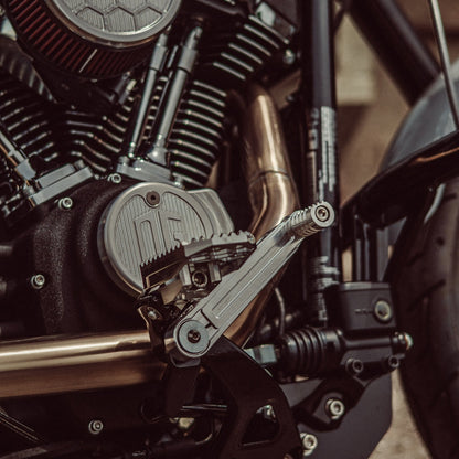 OG Shorty Gripper Shifter Peg installed on a 2025 Softail Low Rider S FXLRS
