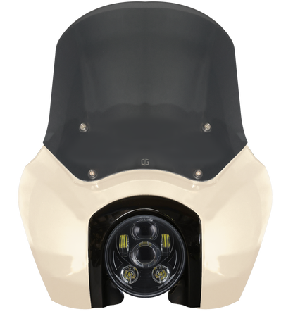 OG Softail Low Rider S Complete T-Sport Fairing Kit - White Sand Pearl - Original Garage Moto