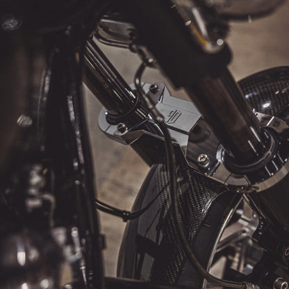 OG Speed 49mm (2014-Up) Touring Fork Brace installed on a 2020 Street Glide FLH