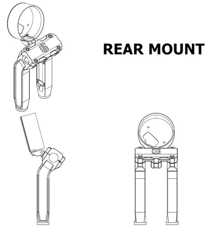 OG Indian Chief Billet Gauge Pod