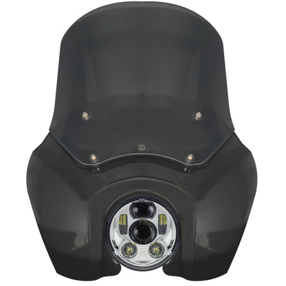 OG T-Sport Fairing kit for Harley-Davidson with OG LED Projector Headlight Daymaker conversion Chrome