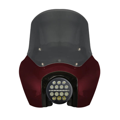 OG Softail Low Rider S Complete T-Sport Fairing Kit - Midnight Crimson - 5.75" X-Series