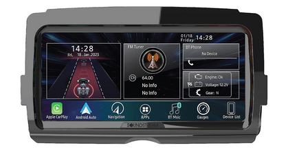 Soundstream Reserve V2 Harley Radio for Touring 2014-2025 Motorcycles. 8.3" Plug and Play w/ Apple Car Play