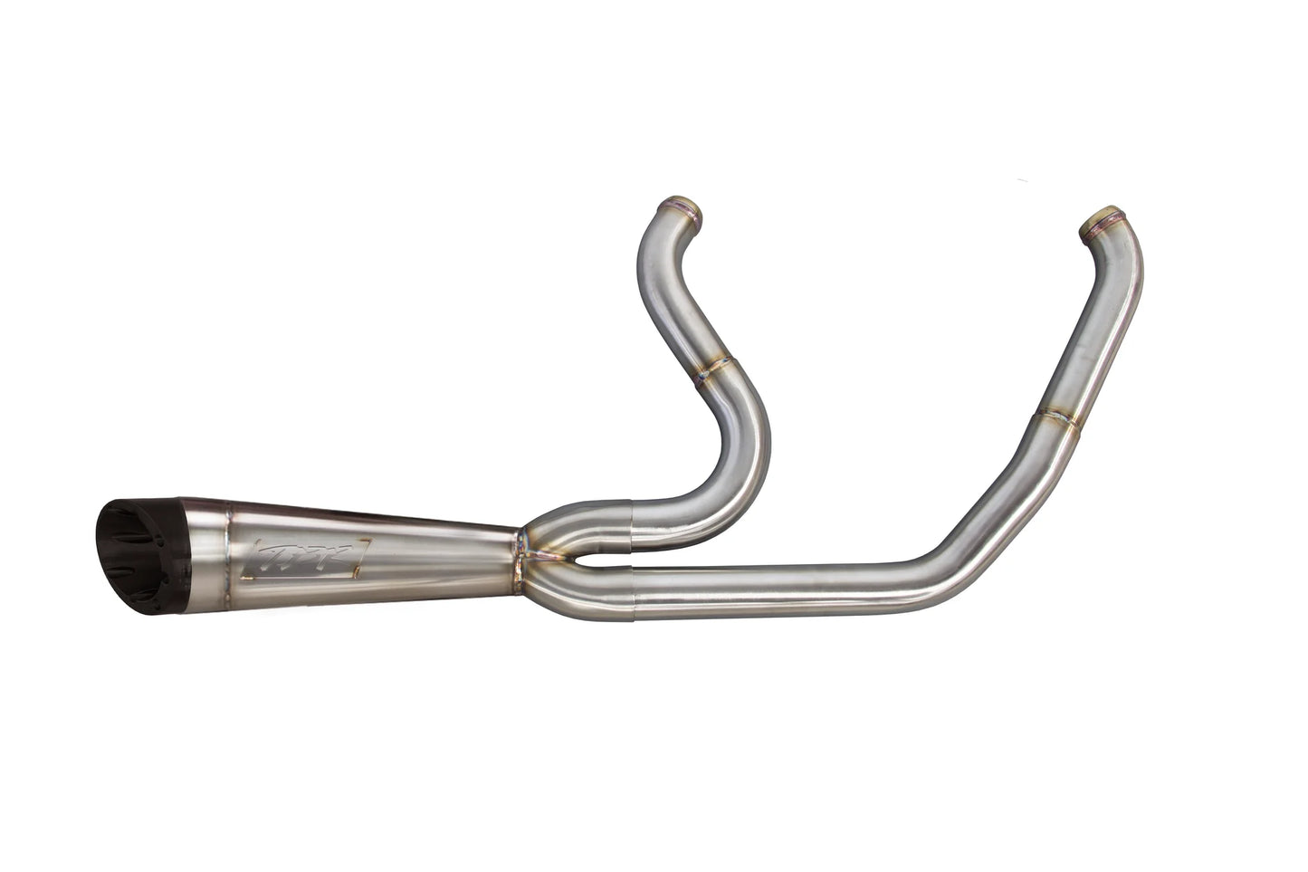 Two Bros. Comp S 2in1 Exhaust Touring M8 Brushed W/Turnout 2017-2023