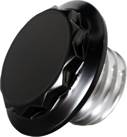 H/d Billet 12 Point Non-vented Black Fuel Cap