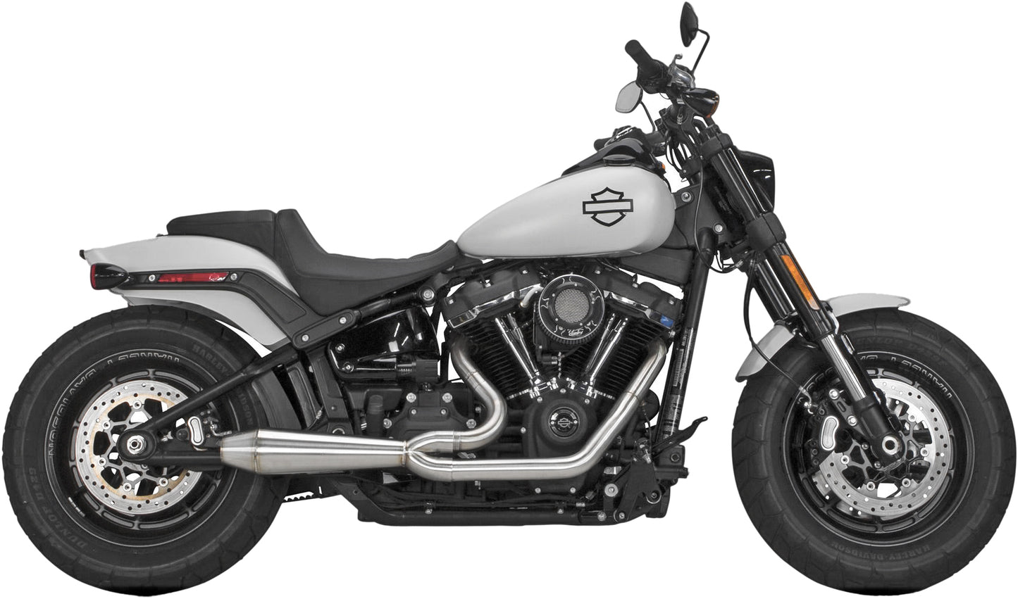 Two Bros. Comp S 2in1 Exhaust Softail Gen 2 Brushed 2018-2021