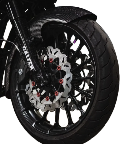 HOFMANN DESIGNS - CARBON FIBER MID-LGTH FENDER FRONT 19" FLH 14-22 - HDCF-6007